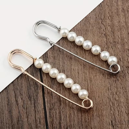 Elegant Pearl Pin Brooch,  (1 Piece)
