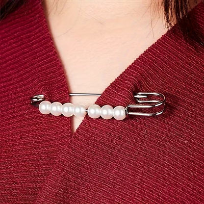 Elegant Pearl Pin Brooch,  (1 Piece)