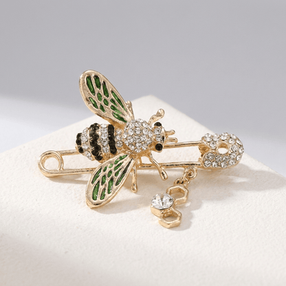 Elegant Artisan Diamond Brooch