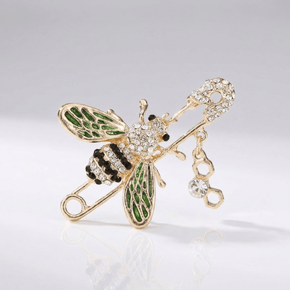 Elegant Artisan Diamond Brooch
