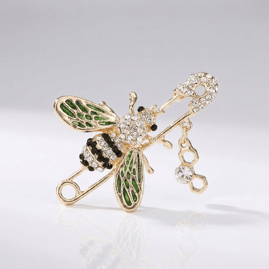 Elegant Artisan Diamond Brooch