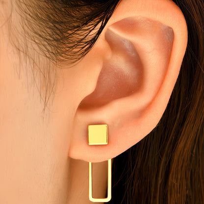 Minimalistic Square Earrings