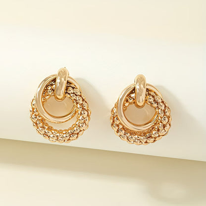 Textured Bold Hoop Earrings