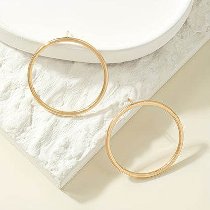 Endless Circle Hoop Earrings