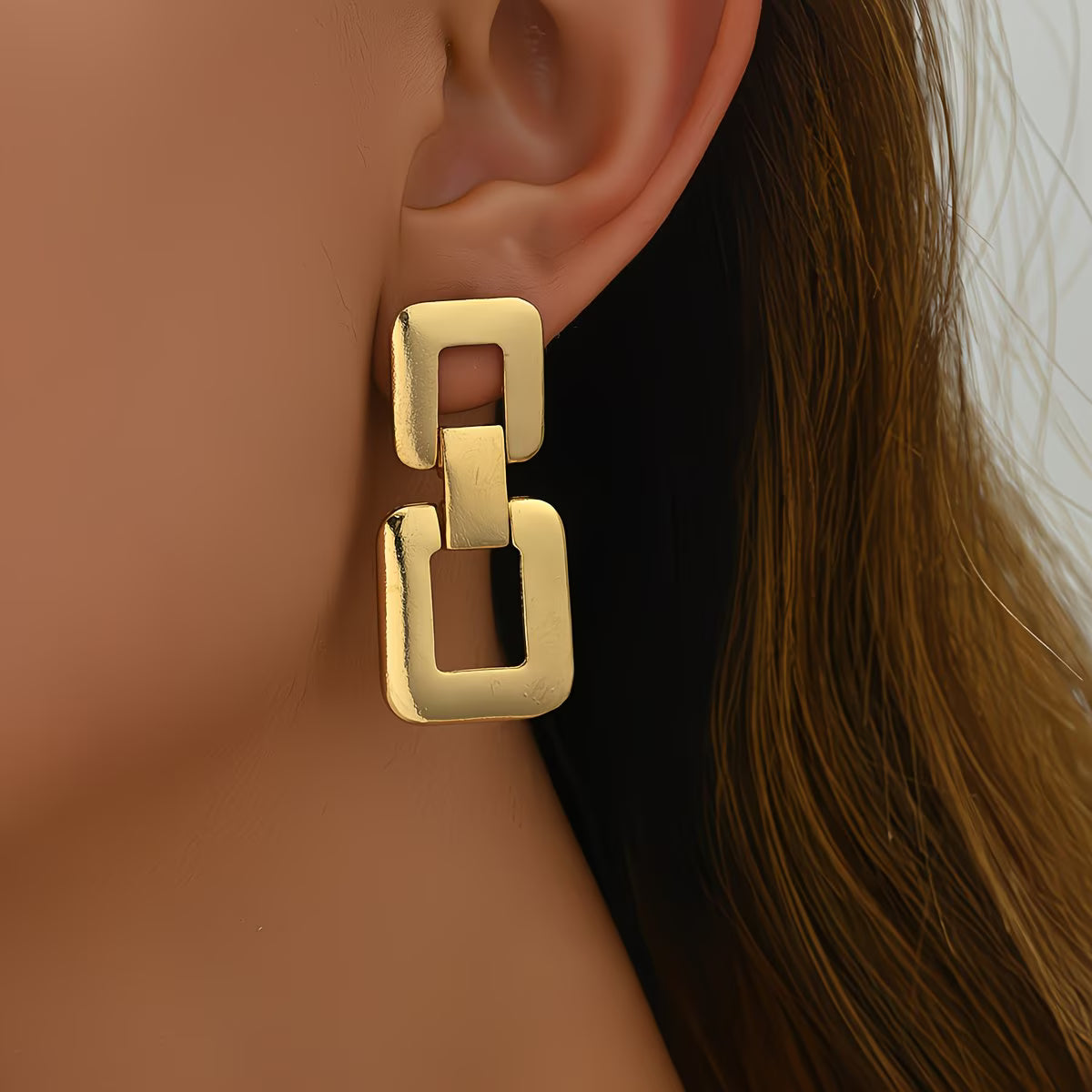 Bold Lightweight Chain Earrings