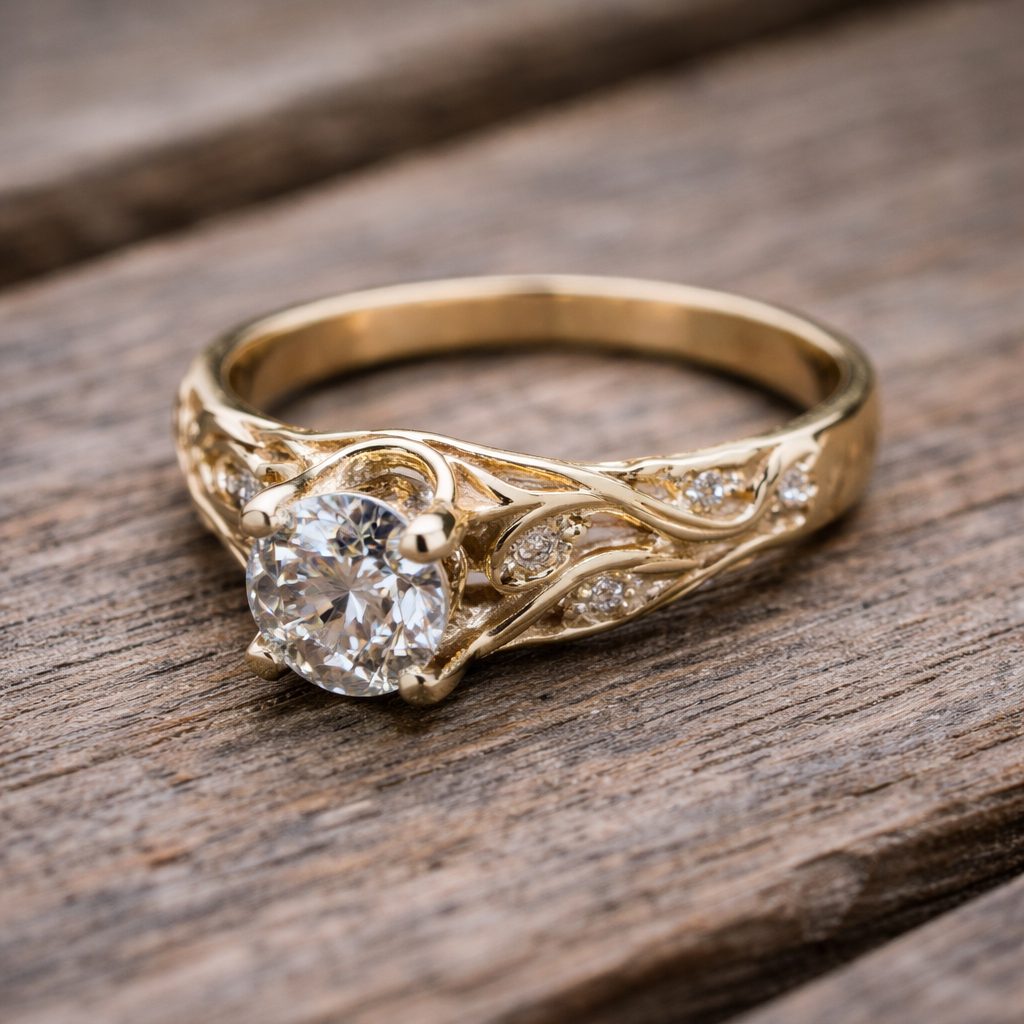 Elegant Zirconia Statement Ring