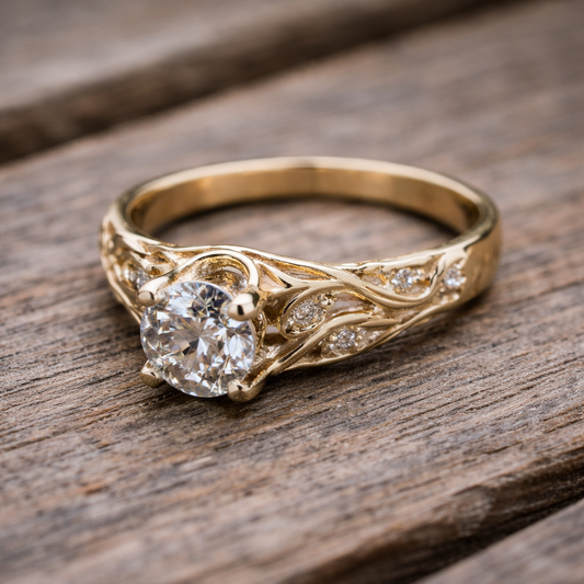 Elegant Zirconia Statement Ring