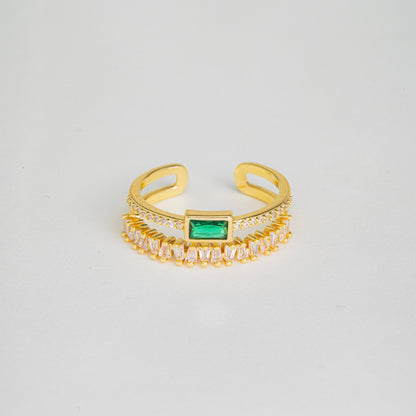 Meya Emerald Gemstone Ring