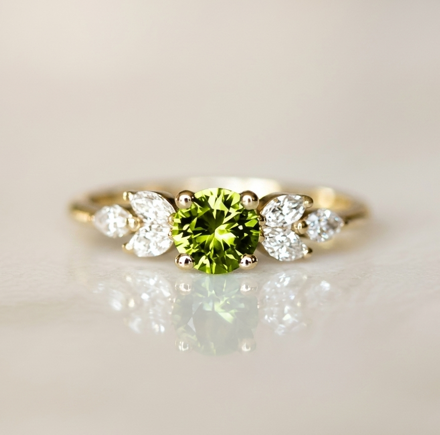 Elegant Vintage-Inspired Zirconia Ring