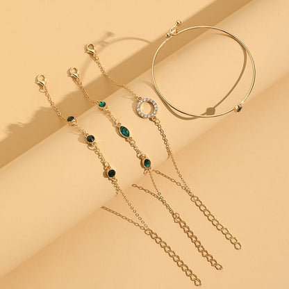 Champs Emerald Bracelet Set