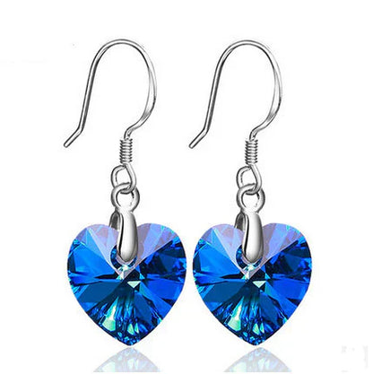 Refined love Sapphire Jewelry Set