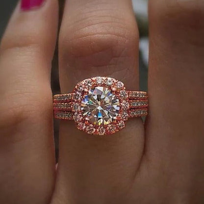 Sophisticated Rosé Sapphire Ring