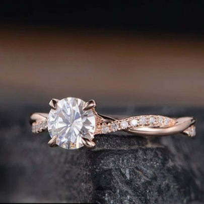 Premium Braided Zirconia Ring