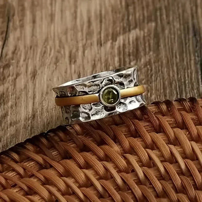Peridot Band Ring