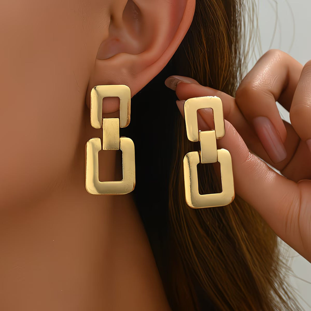 Bold Lightweight Chain Earrings