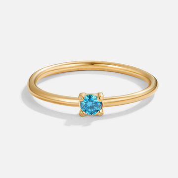 December - Blue Zircon / 6
