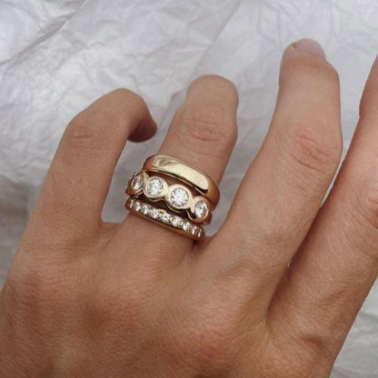 Elegant Artisan Gold Ring