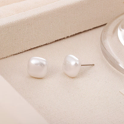 Square Pearl Earrings