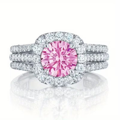 Sophisticated Rosé Sapphire Ring