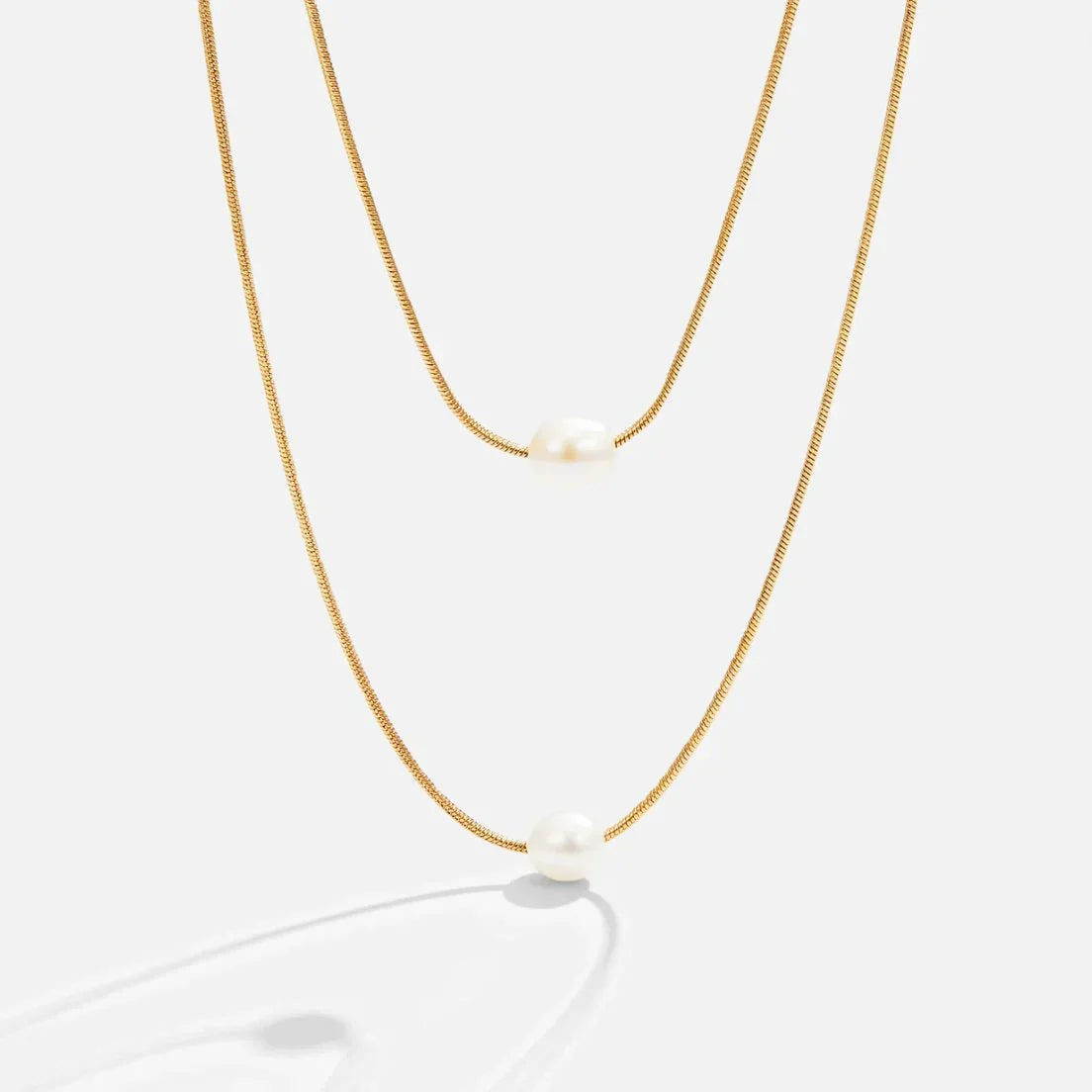 Sophisticated Layered Pearl Necklace